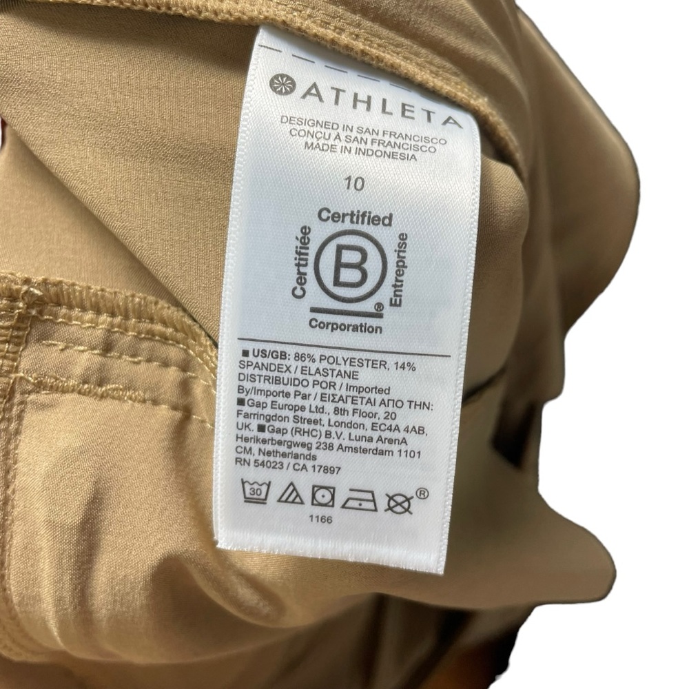 Athleta Brooklyn Heights Pant Size 10 Big Sur Brown - Picture 7 of 8
